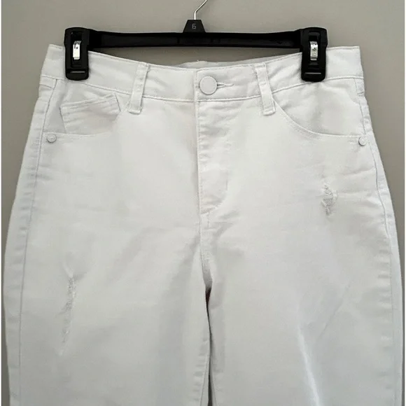 Wit & Wisdom ‘Ab'Solution Raw Hem High Waist Crop Slim Jeans. - Picture 15 of 15